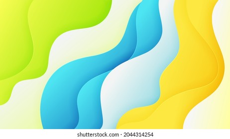 Premium abstract background with soft gradient color and dynamic shadow. Vector background for wallpaper. Eps 10