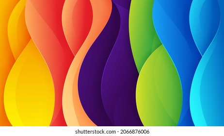 Premium abstract background with soft gradient color and dynamic shadow on background. Vector background for wallpaper. Eps 10