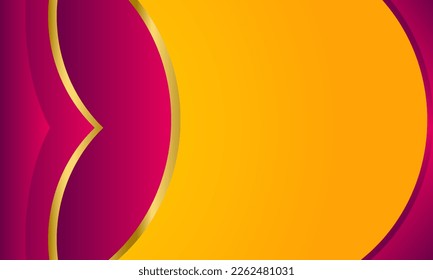 Fondo abstracto premium con amarillo y violeta. para publicaciones en medios sociales, afiche, web, aterrizaje, página, portada, anuncio, saludo, tarjeta, promoción.