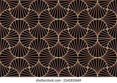 Premium Abstract black and gold background vector illustration