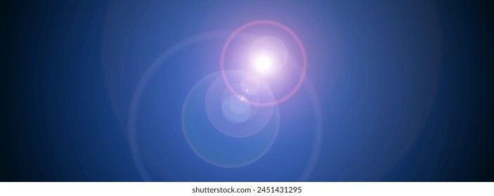 Premium and abstract blue elegant and modern gradient wallpaper with lense flare effect wallpaper background.