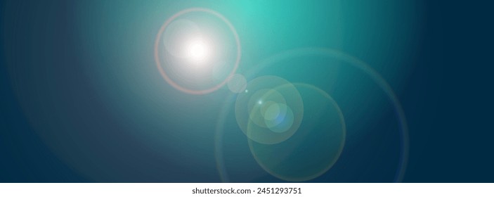 Premium Abstrakt Blau Linsenblendeffekt Bildschirmhintergrund Hintergrund. Bildschirmhintergrund-Hintergrund Für Web und mobile Anwendungen, Business-Infografik und Social Media, moderne Dekoration, Kunst-Illustration Vorlage