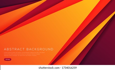Premium abstrakter farbiger Hintergrund mit dynamischem, gerade Schatten auf Hintergrund. Vector abstrakter Hintergrund