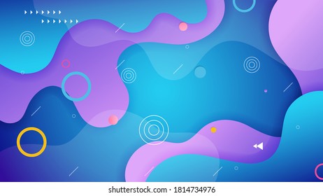 Premium abstract colorful background with dynamic shadow on background. Vector background.  Eps 10