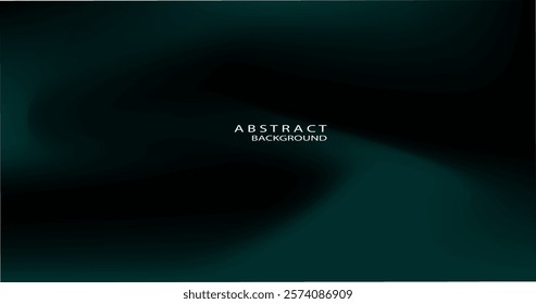 Premium abstract design featuring a futuristic dark background with smooth dark green wave gradients, creating an elegant and dynamic composition. Ideal for digital artwork and  technology themes.