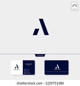 premium abstract initial A, logo template vector illustration and logo inspiration for corporate, business card design include