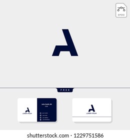 premium abstract initial A, logo template vector illustration and logo inspiration for corporate, business card design include