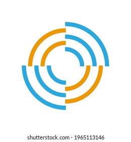 diseño de plantilla de logotipo abstracto premium