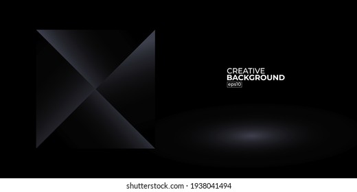 Resumen Premium Luxury diseño de fondo oscuro ilustración vectorial para sitio web, afiche, folleto, plantilla de presentación, etc