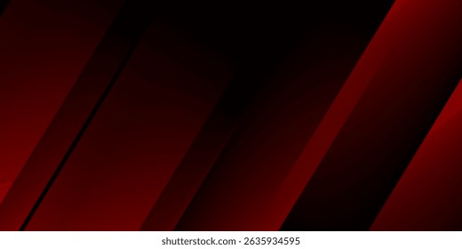 Premium Abstract Luxury red and black with the gradient is the with floor wall metal texture soft tech background design vector illustration for website, poster, brochure, presentation template etc