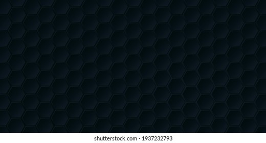 Premium Abstract polygon black background vector illustration