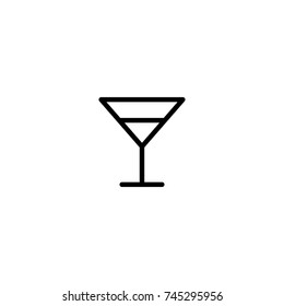 Premium alcohol icon or logo in line style. High quality sign and symbol on a white background. Vector outline pictogram for infographic, web design and app development.