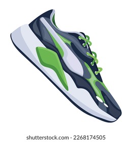 Premium-Sportschuhflachsymbol 