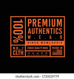 premium authentics wear 100% original label vintage