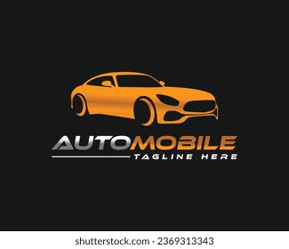 Premium automotive Sport Car Logo. Vector design for  Car Showroom, automotive, Car Dealer, style car, sports vehicle.