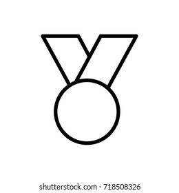 Premium award icon or logo in line style. High quality sign and symbol on a white background. Vector outline pictogram for infographic, web design and app development.