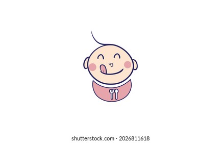 Premium baby children logo design