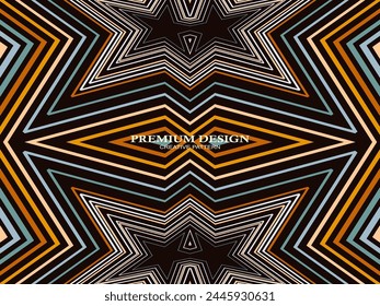Fondo de Premium con Abstractas patrón de líneas de colores. Arte geométrico digital. Fondo de pantalla de rayas de colores retro.