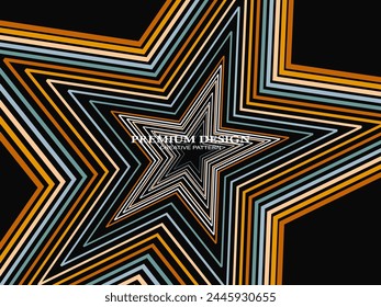 Fondo de Premium con Abstractas patrón de líneas de colores. Arte geométrico digital. Fondo de pantalla de rayas de colores retro.