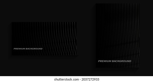 premium background with abstract gray line for cover, banner, poster, billboard