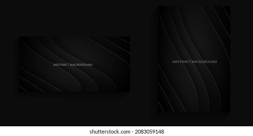 premium background with abstract lines and shadows