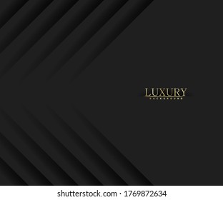 Premium background. Abstract luxury pattern. Gold glitter stripes background. Abstract gold line texture. Black pattern vector illustration.