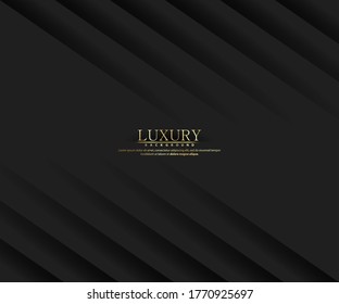 Premium background. Abstract luxury pattern. Gold glitter stripes background. Abstract gold line texture. Black pattern vector illustration.