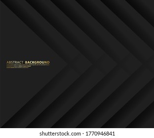 Premium background. Abstract luxury pattern. Gold glitter stripes background. Abstract gold line texture. Black pattern vector illustration.