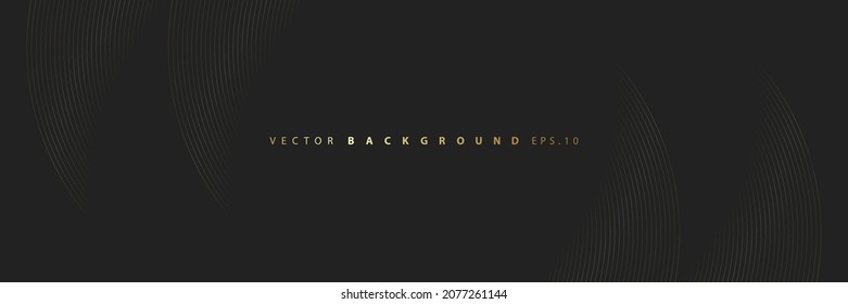 Fondo premium. Resumen del patrón de lujo. Fondo de rayas de brillo dorado. Textura abstracta de la línea dorada. ilustración vectorial