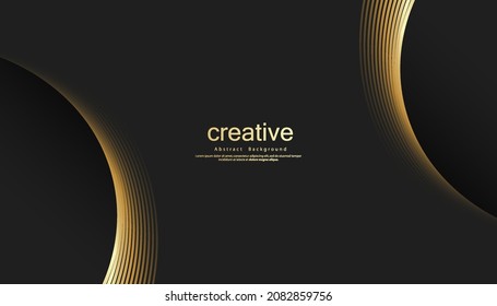 Premium background. Abstract luxury pattern. Gold wave glitter stripes background. Abstract gold line texture. vector illustration