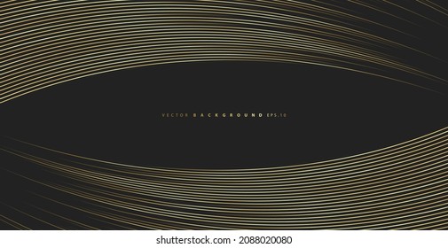 Premium background. Abstract luxury pattern. Gold glitter stripes background. Abstract gold line texture. vector illustration