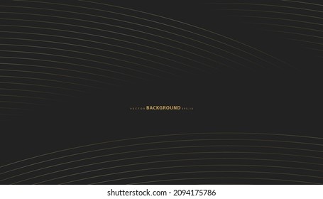 Premium background. Abstract luxury pattern. Gold glitter stripes background. Abstract gold line texture. vector illustration