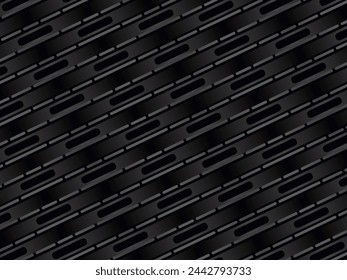 Arrière-plan Premium avec motif abstrait. Arrière-plan acier moderne et fibre de carbone noir. lumière et ombre.
