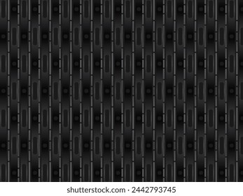 Premium background with abstract pattern. Modern steel and black carbon fiber background. light and shadow.