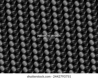 Arrière-plan Premium avec motif abstrait. Arrière-plan acier moderne et fibre de carbone noir. lumière et ombre.