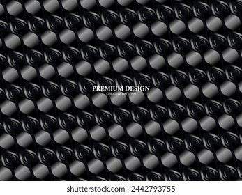 Arrière-plan Premium avec motif abstrait. Arrière-plan acier moderne et fibre de carbone noir. lumière et ombre.
