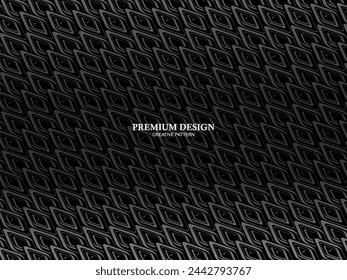 Arrière-plan Premium avec motif abstrait. Arrière-plan acier moderne et fibre de carbone noir. lumière et ombre.