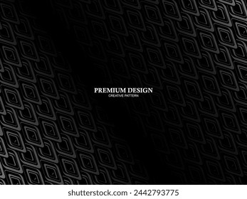 Arrière-plan Premium avec motif abstrait. Arrière-plan acier moderne et fibre de carbone noir. lumière et ombre.
