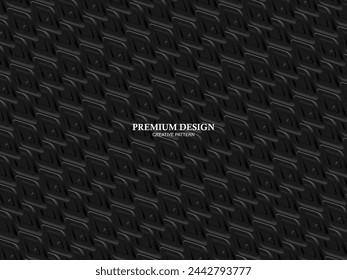 Arrière-plan Premium avec motif abstrait. Arrière-plan acier moderne et fibre de carbone noir. lumière et ombre.