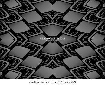 Premium background with abstract pattern. Modern steel and black carbon fiber background. light and shadow.