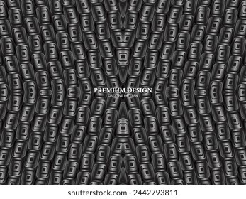 Arrière-plan Premium avec motif abstrait. Arrière-plan acier moderne et fibre de carbone noir. lumière et ombre.