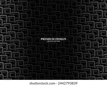 Arrière-plan Premium avec motif abstrait. Arrière-plan acier moderne et fibre de carbone noir. lumière et ombre.