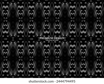 Arrière-plan Premium avec motif abstrait. Arrière-plan acier moderne et fibre de carbone noir. lumière et ombre.