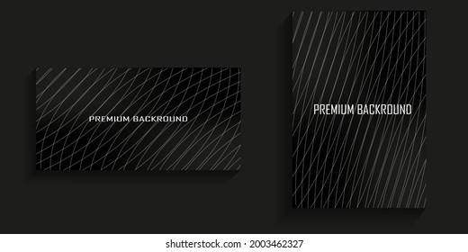 premium background with abstract white line for banner, cover, poster, billboard, card background