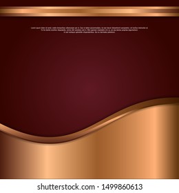 Premium background color combination of gold and maroon