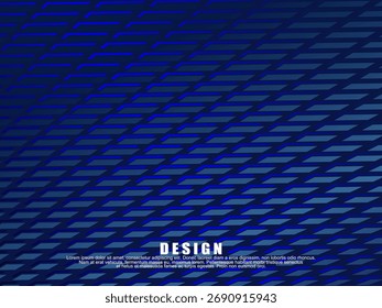 Premium-Hintergrunddesign mit 3D dunkelblau luxuriösen quadratischen Motiv. Vektor horizontale Vorlage, für digitale Luxus-Business-Banner, zeitgenössische formelle Einladung, Luxus-Gutschein, Geschenkgutschein, etc.	