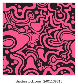 Premium background design with black pink abstract pattern (texture) in unique shape. Abstract vector template for social media backgrounds, business, formal backgrounds and unique stickers