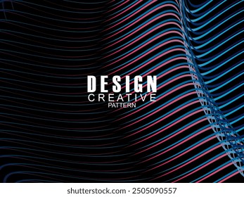Diseño de fondo de Premium con motivo ondulado negro. Plantilla Horizontal de Vector, para el Anuncio de negocios de lujo digital, invitación formal contemporánea, cupón de lujo, certificado de regalo, etc.