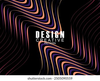 Premium background design with black waving motif. Vector horizontal template, for digital luxury business banner, contemporary formal invitation, luxury voucher, gift certificate, etc.