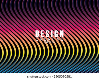 Premium background design with black waving motif. Vector horizontal template, for digital luxury business banner, contemporary formal invitation, luxury voucher, gift certificate, etc.